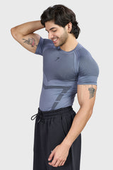 Alpha Seamless T-shirt Light Grey/Black