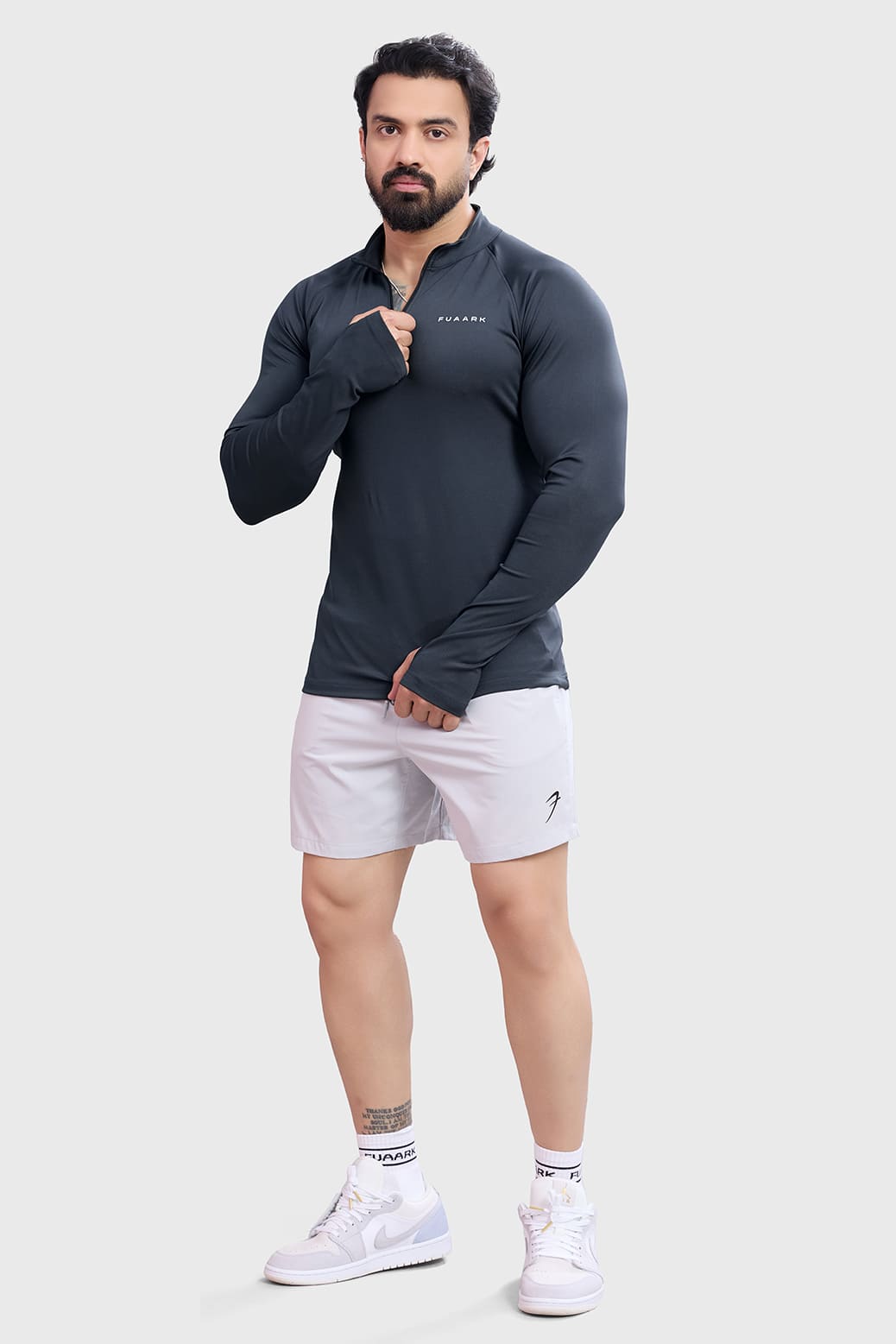 Thread Shorts Light Grey