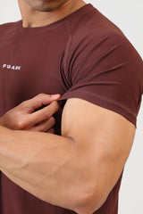 Blaze Nylon T-shirt Brown