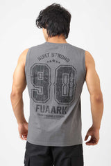 Built Strong Muscle Tank Grey