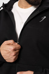 Brookline Oversized Jacket Black