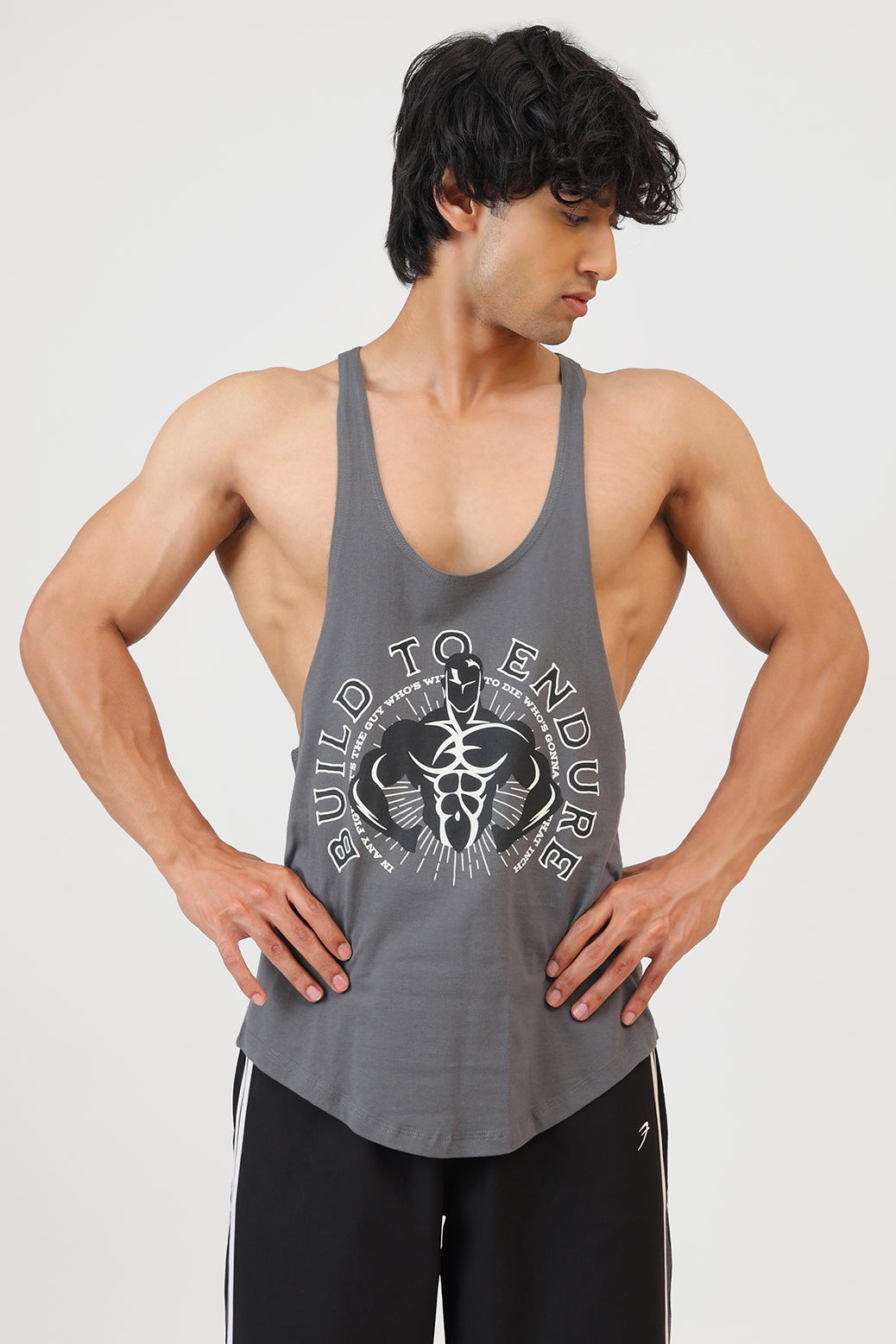 Build to Endure Stringer Grey