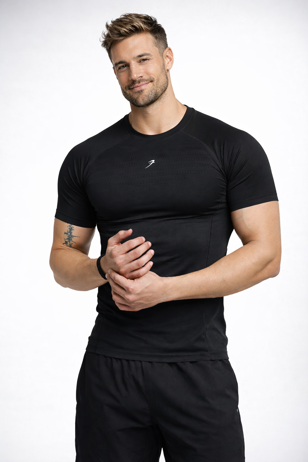Power Seamless T-shirt Black