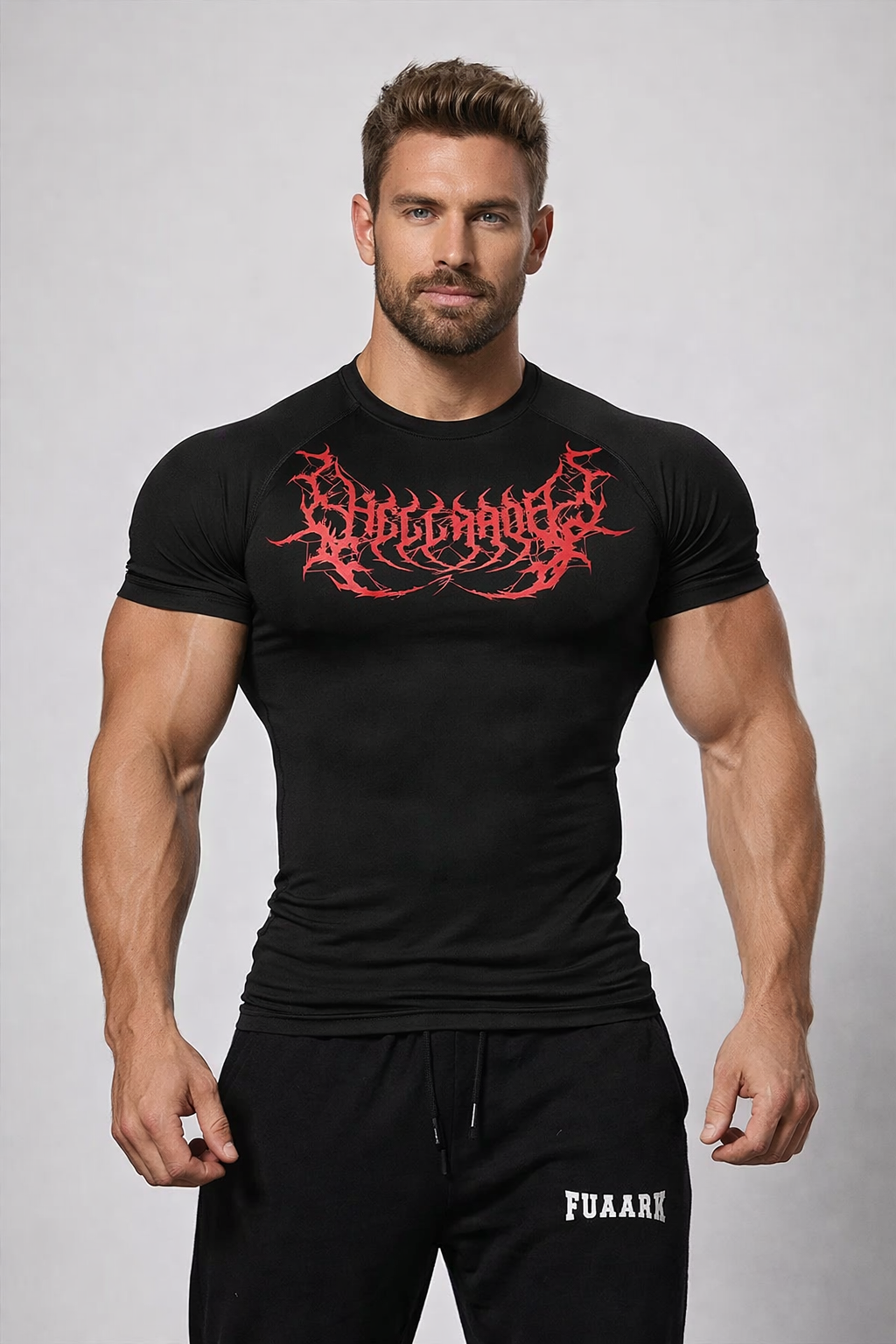 Hellborn Compression T-shirt Black/Red