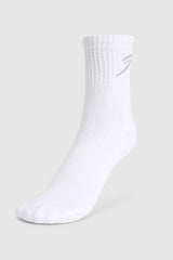 Classic Quarter Socks White/Grey