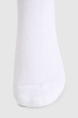 Classic Quarter Socks White/Grey