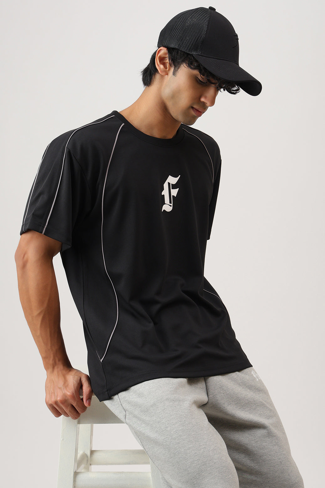 Contour Oversized T-shirt Black