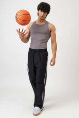 Essential Ribbed Tank Grey