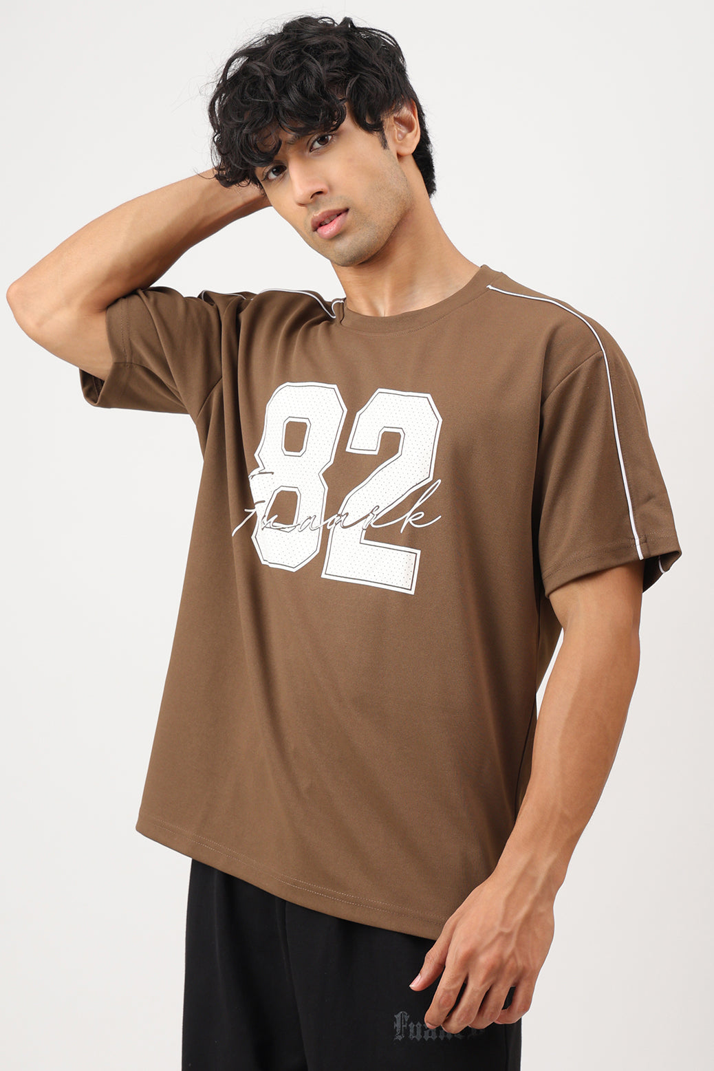 Edgeline Oversized T-shirt Brown