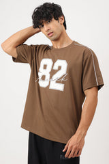 Edgeline Oversized T-shirt Brown