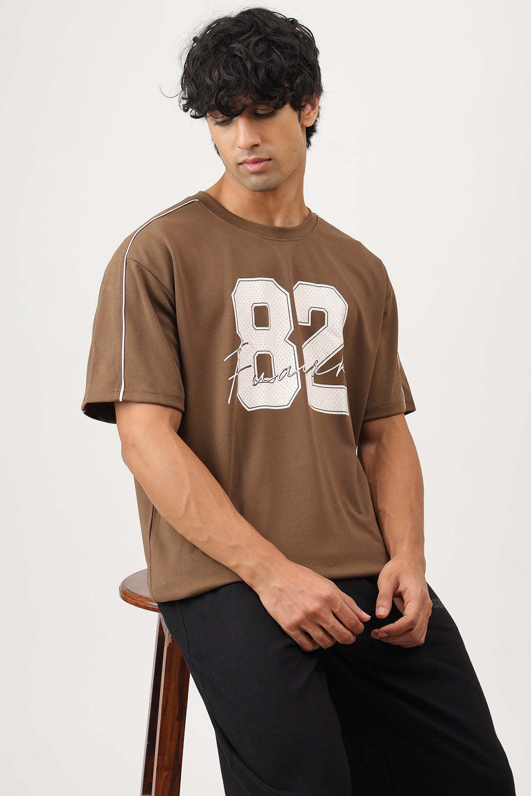 Edgeline Oversized T-shirt Brown