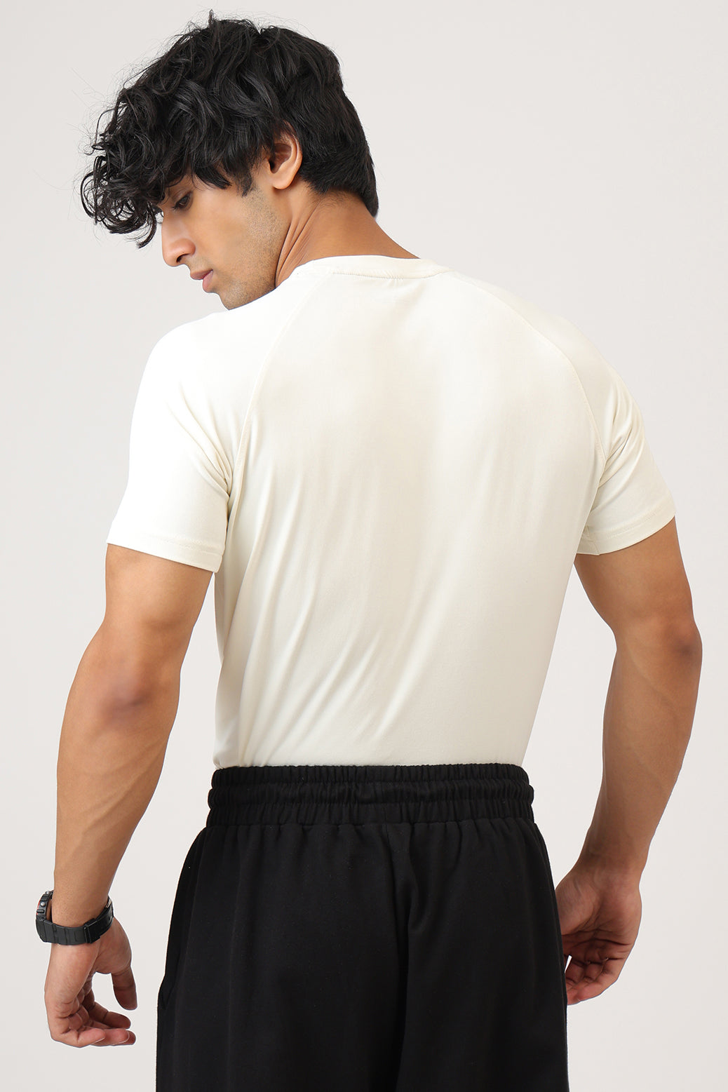 Essential Soft Slim T-shirt Cream