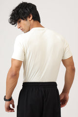 Essential Soft Slim T-shirt Cream