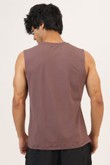 Essential Soft Muscle Tank Brown