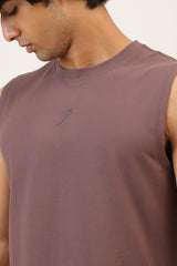 Essential Soft Muscle Tank Brown