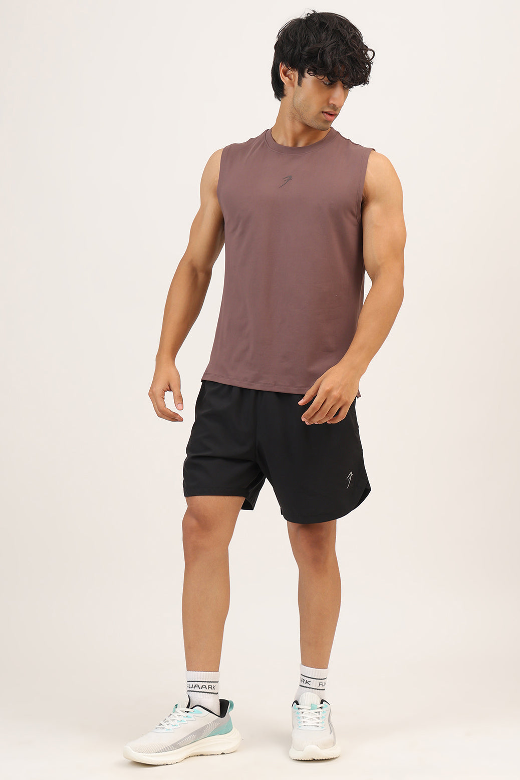 Essential Soft Muscle Tank Brown