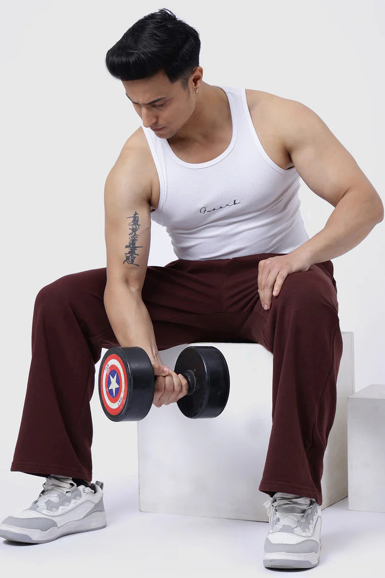 Ribbed Tank White