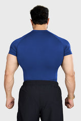 Power Seamless T-shirt Blue/Logo