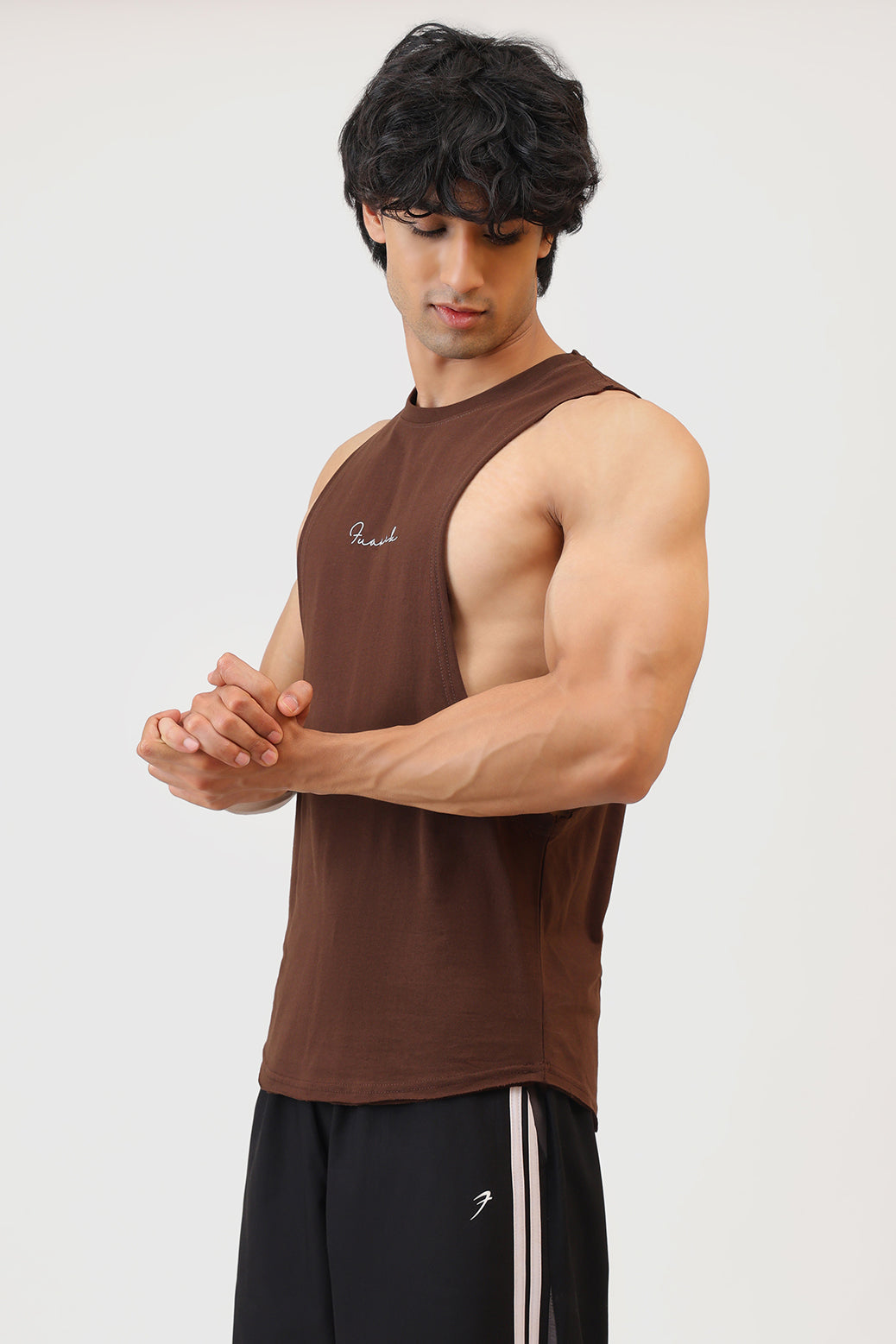 Fortis Deep Arm Tank Coffee