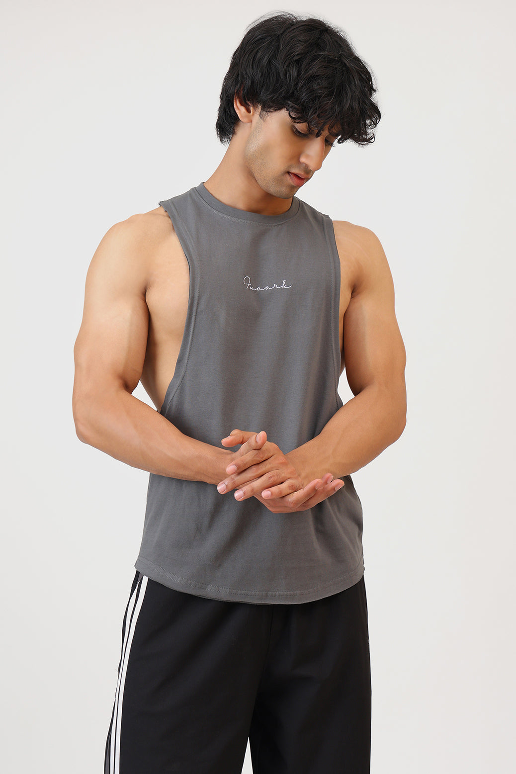 Fortis Deep Arm Tank Grey
