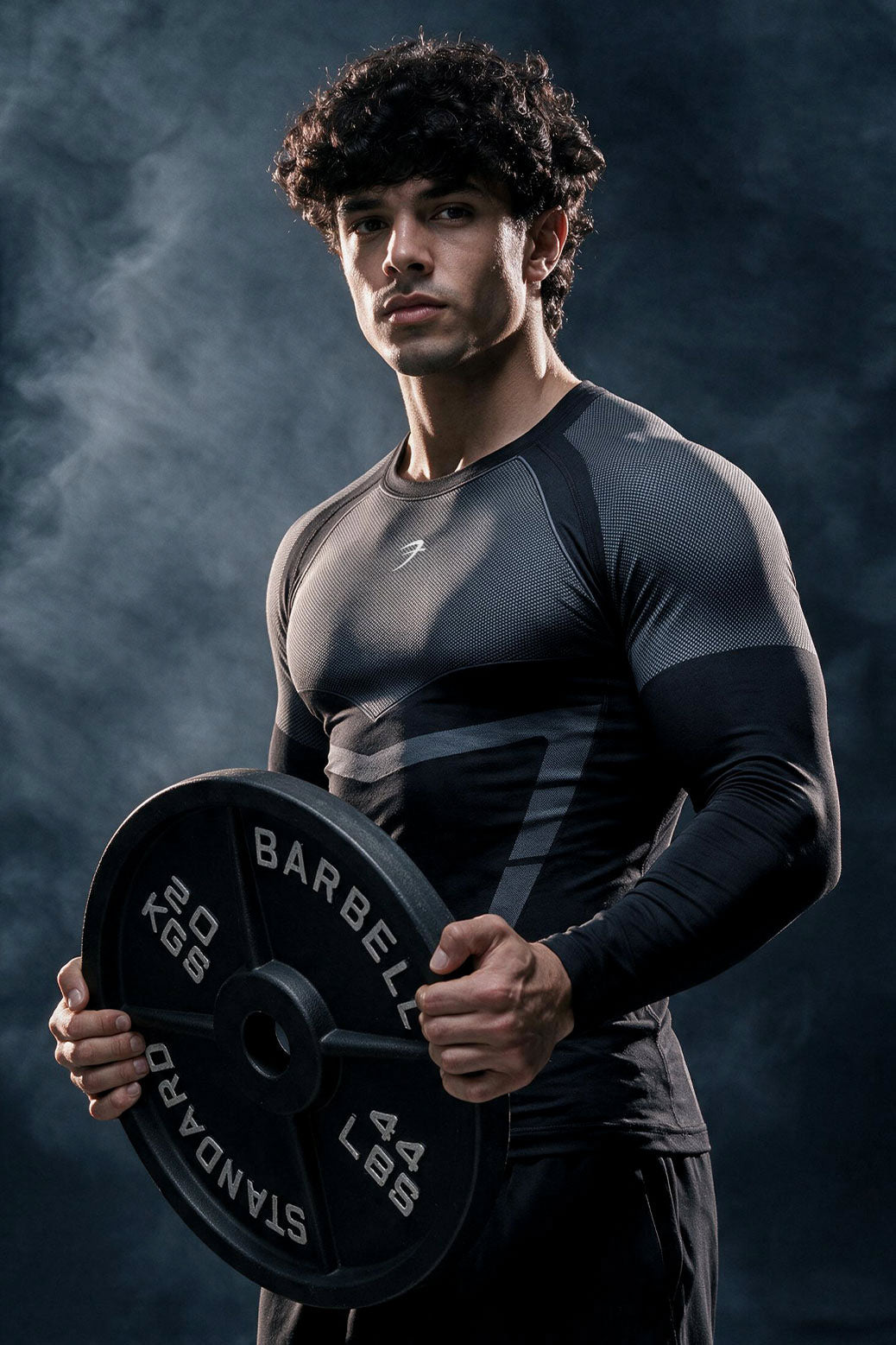 Alpha Seamless Fullsleeves T-shirt Black