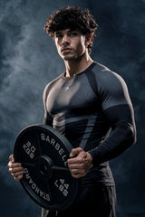 Alpha Seamless Fullsleeves T-shirt Black