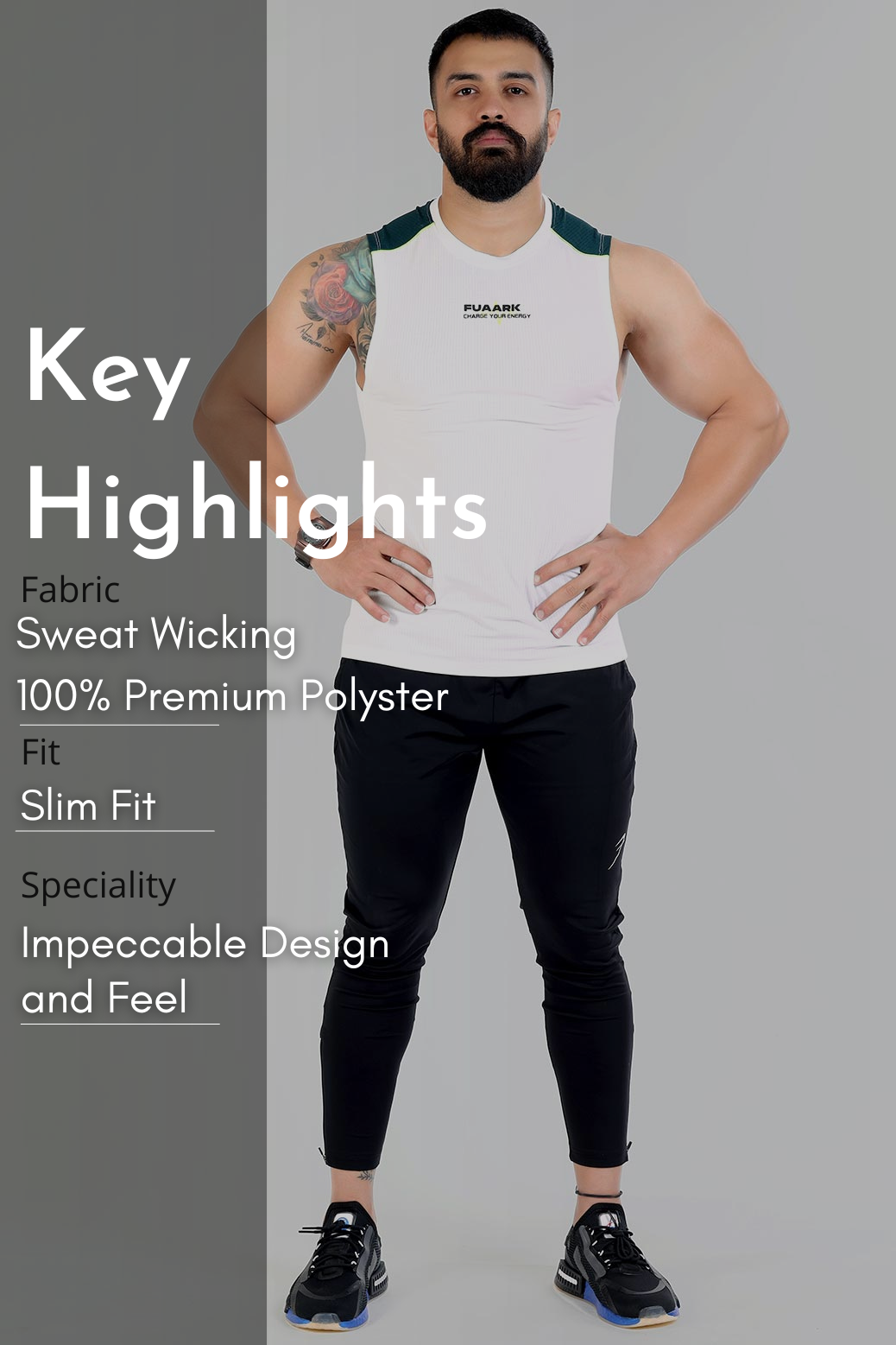 Lining Tank White