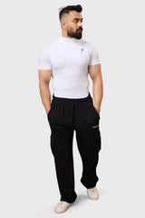 High Neck Compression T-shirt White
