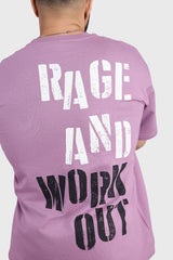 Rage Oversized T-shirts Dusk Purple