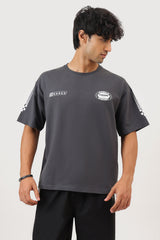 Fuaark Racing Club Oversized T-shirt Dark Grey