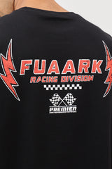 Fuaark Racing Division Oversized T-shirt Black
