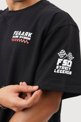 Fuaark Racing Division Oversized T-shirt Black