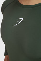 Compression Fullsleeves T-shirt Olive
