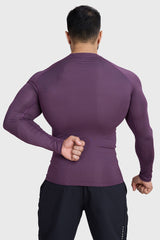 Compression Fullsleeves T-shirt Plum