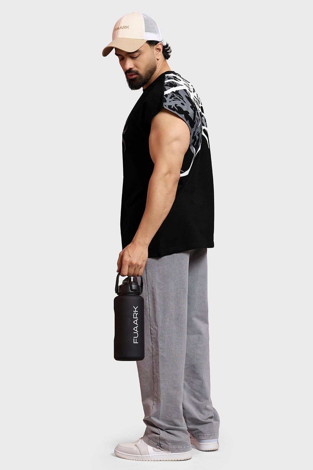 Hydrate 2 Ltr Gallon Bottle Black