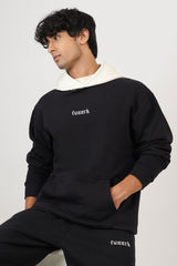 Heavyweight Oversized Hoodie Black/White