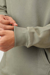 Heavyweight Oversized Hoodie Olive/White