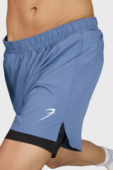 Hyper 5" Running  Shorts Light Grey