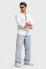 Aero Fullsleeves Shirt White