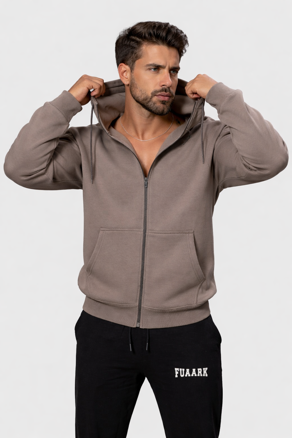 Brookline Oversized Jacket Brown