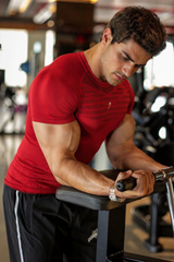 Power Seamless T-shirt Red/Logo