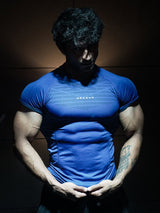 Power Seamless T-shirt Blue/Logo