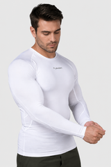 Compression 2.0 Full Sleeves T-shirt White