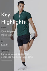 Stride Polo T-shirt Green