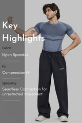 Alpha Seamless T-shirt Light Grey/Black