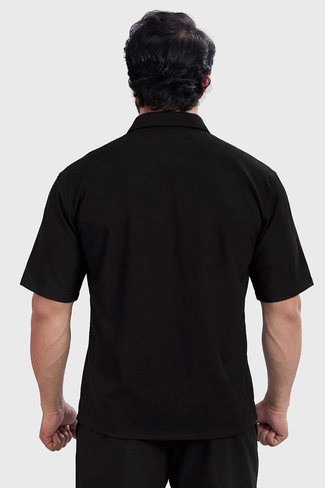 Off Duty Oversized Shirt Black