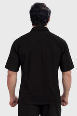 Off Duty Oversized Shirt Black
