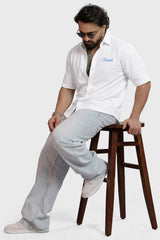 Off Duty Oversized Shirt White