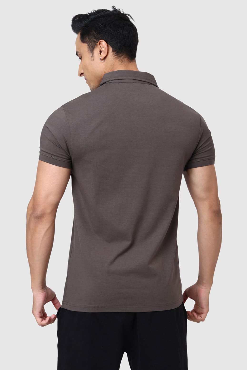 Polo T-shirt Gunmetal