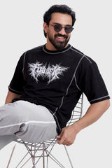 Primal Code Oversized T-shirt Black